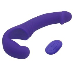 Aphrodisia Double Rider Remote Control Strapless Strap-On Şarjlı Vibratör