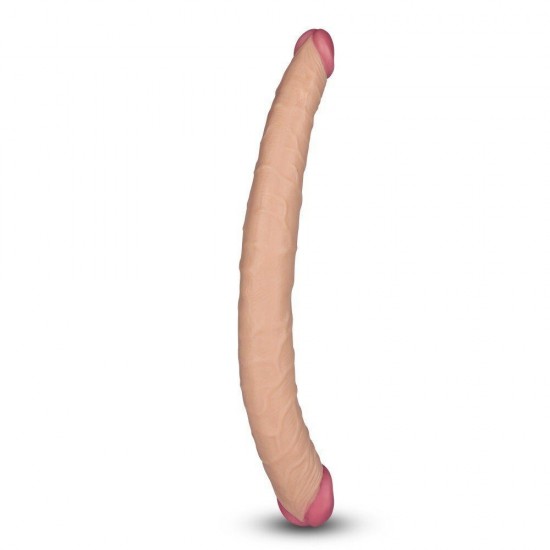 Lovetoy King Size Realistic Ladykiller Tapered Çift Taraflı 36 cm Realistik Penis LV2214