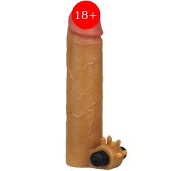 Lovetoy Nature Extender Natural Et Doku Titreşimli Penis Kılıfı LV414101B