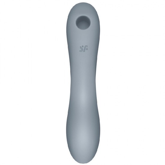 Satisfyer Curvy Trinity 3 Gray Insertable Air Pulse Emiş Güçlü Vibratör