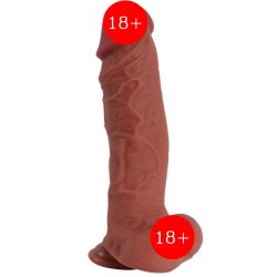 Jihad King 27 Cm Ultra Gerçek Et Dokulu Realistik Kalın Penis SQ-WBD70001