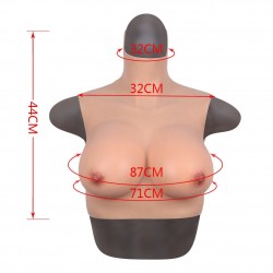 Crossdresser Breast Shapes Askılı Silikon Giyilebilir Göğüs-HG11