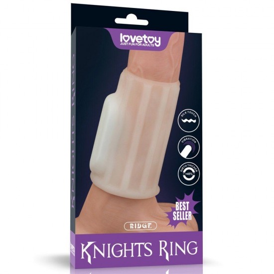 Lovetoy Vibrating Ridge Knights Ring Penis Kılıfı LV343113