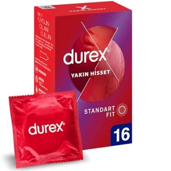 Durex Yakın Hisset 16'lı Prezervatif Kondom