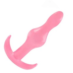 Silicone Two Ribbed Anal Alıştırıcı Plug