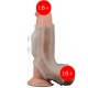 Lovetoy Vibrating Ridge Knights Ring with Scrotum Sleeve Penis Kılıfı LV343117