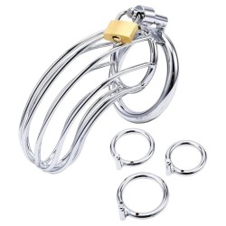 Master Male Chastity Breathable Cage Nefes Alınabilir Penis Kilidi 45 mm