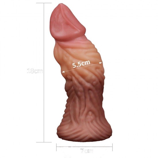 Lovetoy Nature Cock 7'' Çift Katmanlı Büyük Realistik Penis LV411017