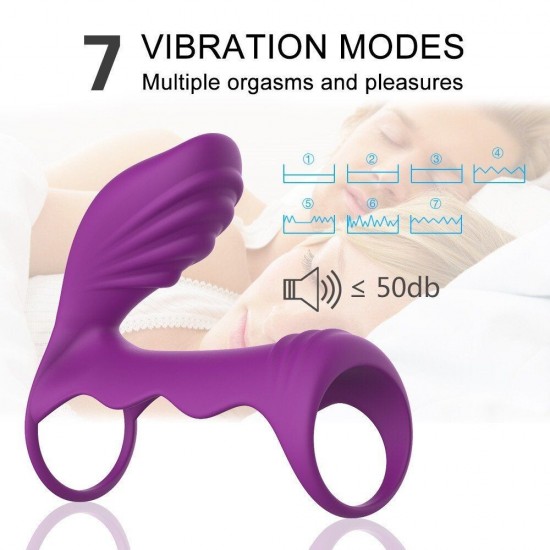 Cockring Clitoral Stimulation Penis Kafesi-Siyah