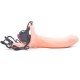 Aphrodisia Hollow Strap-On 17 cm İçi Boş Titreşimli Kemerli Penis-Ten