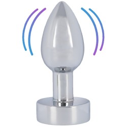 Anos Heavy Metal Butt Plug With Vibration Anal Vibratör