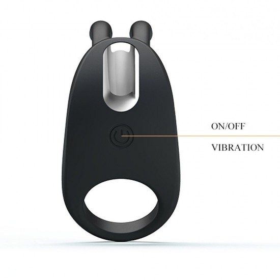 Pretty Love Rabbit Vibrator Cock Ring  Titreşimli Penis Halkası BI-210152