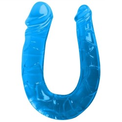 Double Ended Jelly Dildo 30 cm Çift Taraflı Jel Penis