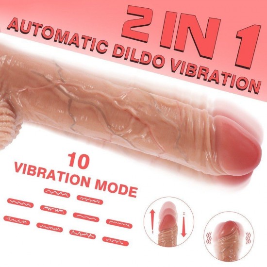 Shequ Marvin Dildo 20.5 cm İleri Geri Hareketli Penis SQ-WBD10140-V