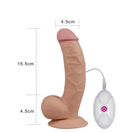 Lovetoy The Ultra Soft Dude 21 Cm Realistik Vibratör LV1093