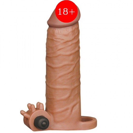 Lovetoy Pleasure X-Tender Vibrating Sleeve Titreşimli Penis Kılıfı LV1061B