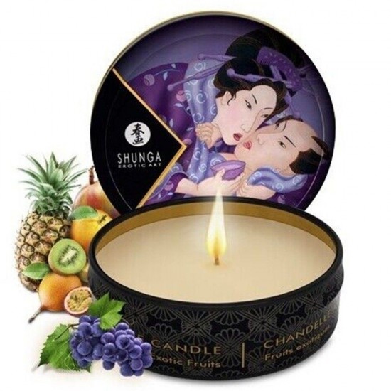 Shunga Mini Massage Candle Egzotik Fruits 30 Ml Masaj Mumu