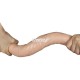 Lovetoy King Size Realistic Slim Ultra Double Dildo 45 cm Realistik Penis LV2213