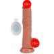 Shequ William Telescopic Dildo İleri Geri Hareketli Realistik Penis SQ-T10014