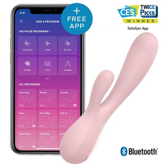 Satisfyer Mono Flex Uygulama Kontrollü Tavşan Vibratörü