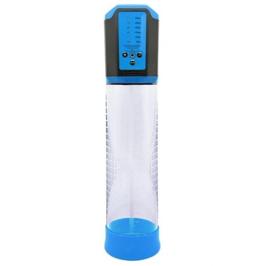 Canwin Bigger Man Passion Pump 5 Speed Otomatik Penis Pompası-Blue