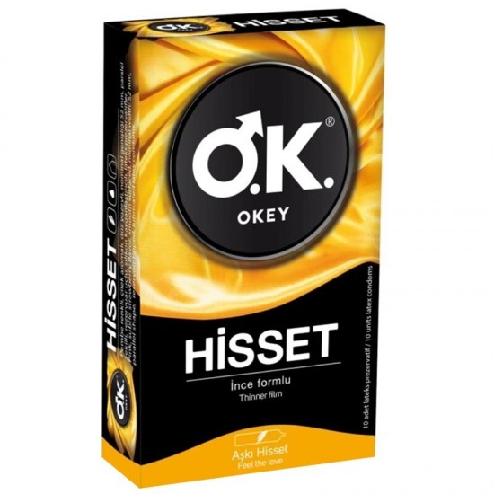 Okey Hisset 10'lu Prezervatif