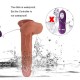 Dildo Series Little Dean 18 Cm Çift Katmanlı Titreşimli Realistik Penis  SQ-WBD10007S-V