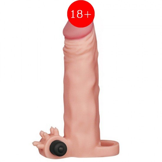 Lovetoy Pleasure X-Tender Vibrating Sleeve Titreşimli Penis Kılıfı LV1063