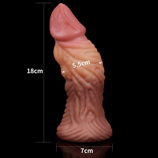 Lovetoy Nature Cock 7'' Çift Katmanlı Büyük Realistik Penis LV411017