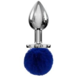 Sex Toys Fantasy Bunny Tail Peluşlu Metal Anal Plug
