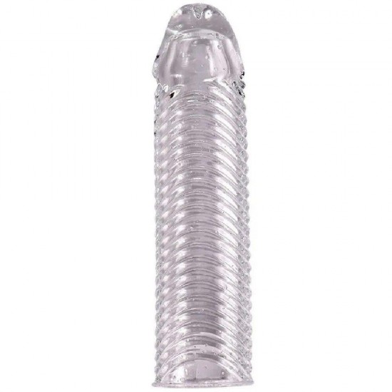 Shequ Dylan Penis Sleeve Silikon Şeffaf Penis Kılıfı SQ-ML10010