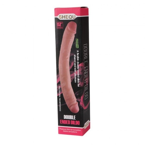 Shequ Grove 33 cm Flexible Çift Taraflı Realistik Penis XS-WBC10067-M