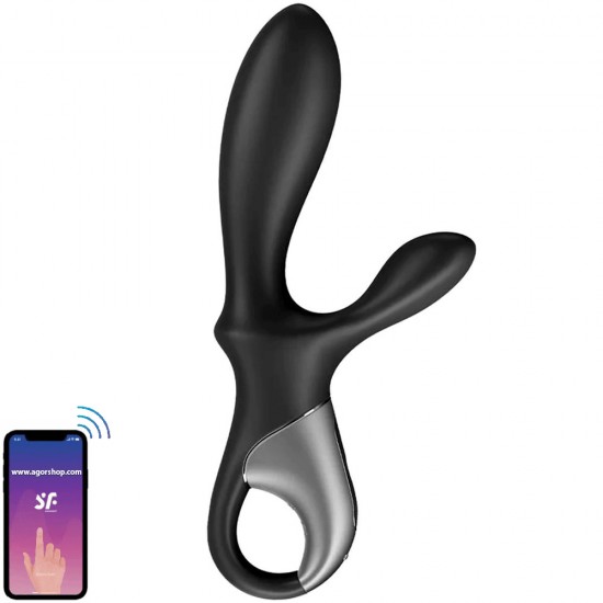 Satisfyer Heat Climax + Rabbit Telefon Kontrollü Vibratör