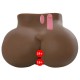 Xise Emiliy Silicone Hip Pussy Black Realistik Büyük Kalça XS-MA50001-Large