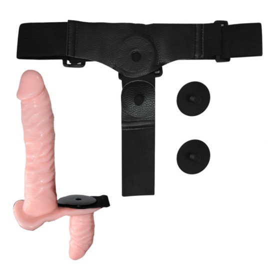 Baile Ultra Passionate Double Head Biseksuel Titreşimli Strap-On