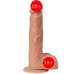 Shequ Hill Telescopic Dildo İleri Geri Hareketli Realistik Penis SQ-T10007