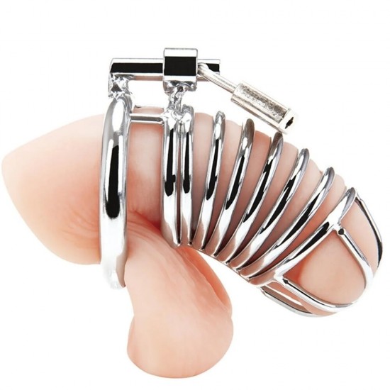 Master Male Chastity Blueline  Metal Penis Kilidi 40 mm