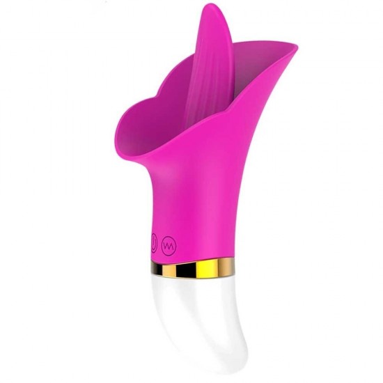 Sex Massager Tongue Vibe Pink Klitoral ve Vajinal Dil Vibratör