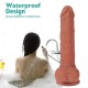 Shequ William Telescopic Dildo İleri Geri Hareketli Realistik Penis SQ-T10014