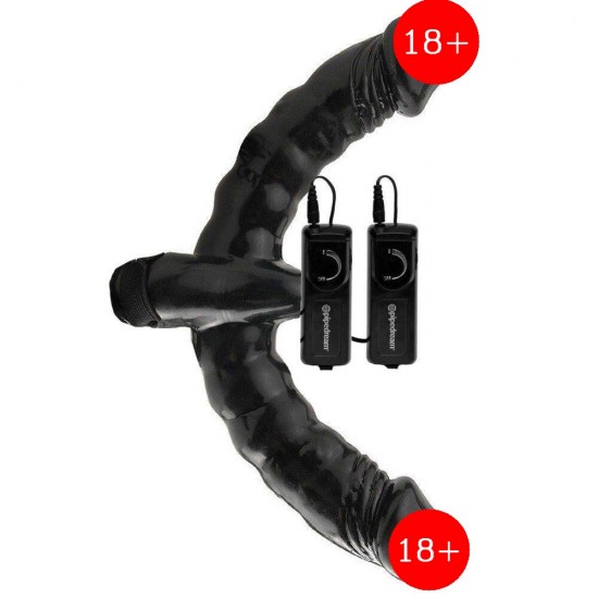 Pipedream  Fetish Fantasy Series Vibrating Double Delight Strap-On