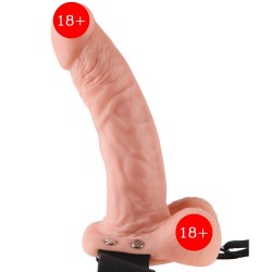 Pipedream Fetish Fantasy Series 7 Inch Hollow Strap-On With Balls