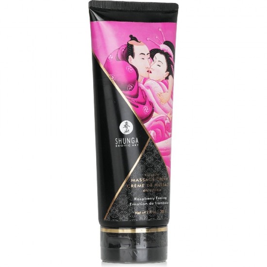 Shunga Kissable Massage Cream Raspberry 200 Ml Masaj Jeli