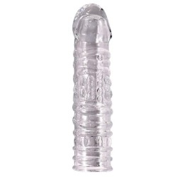 Shequ Noel Penis Sleeve Silikon Şeffaf Penis Kılıfı SQ-ML10012