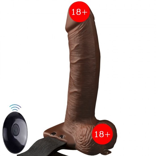 Pipedream Fetish Fantasy Series 8 İnch Hollow Strap-On With Remote