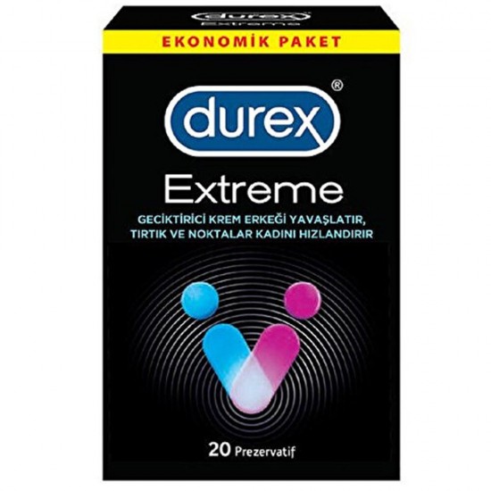 Durex Extreme 20'li Eko Paket Prezervatif