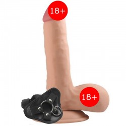 Lovetoy Soft Dildo 18 cm Kemerli Realistik Penis Strapon