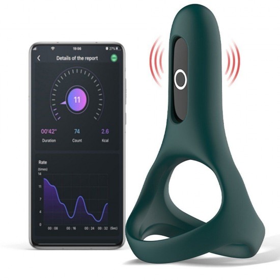 Magic Motion Rise Smart Wearable Cockring Green