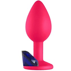 Anal Fantasy Silicone Taşlı Silikon Anal Plug