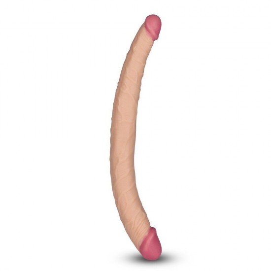 Lovetoy King Size Realistic Ladykiller Tapered Çift Taraflı 36 cm Realistik Penis LV2214