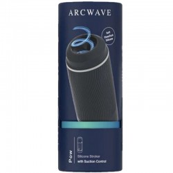 Arcwave Pow Manual Stroker CleanTech Silicone Black Emiş Masturbator